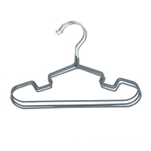Wholesale cheap hanger pvc coated metal hangers baby hanger for kids clothes